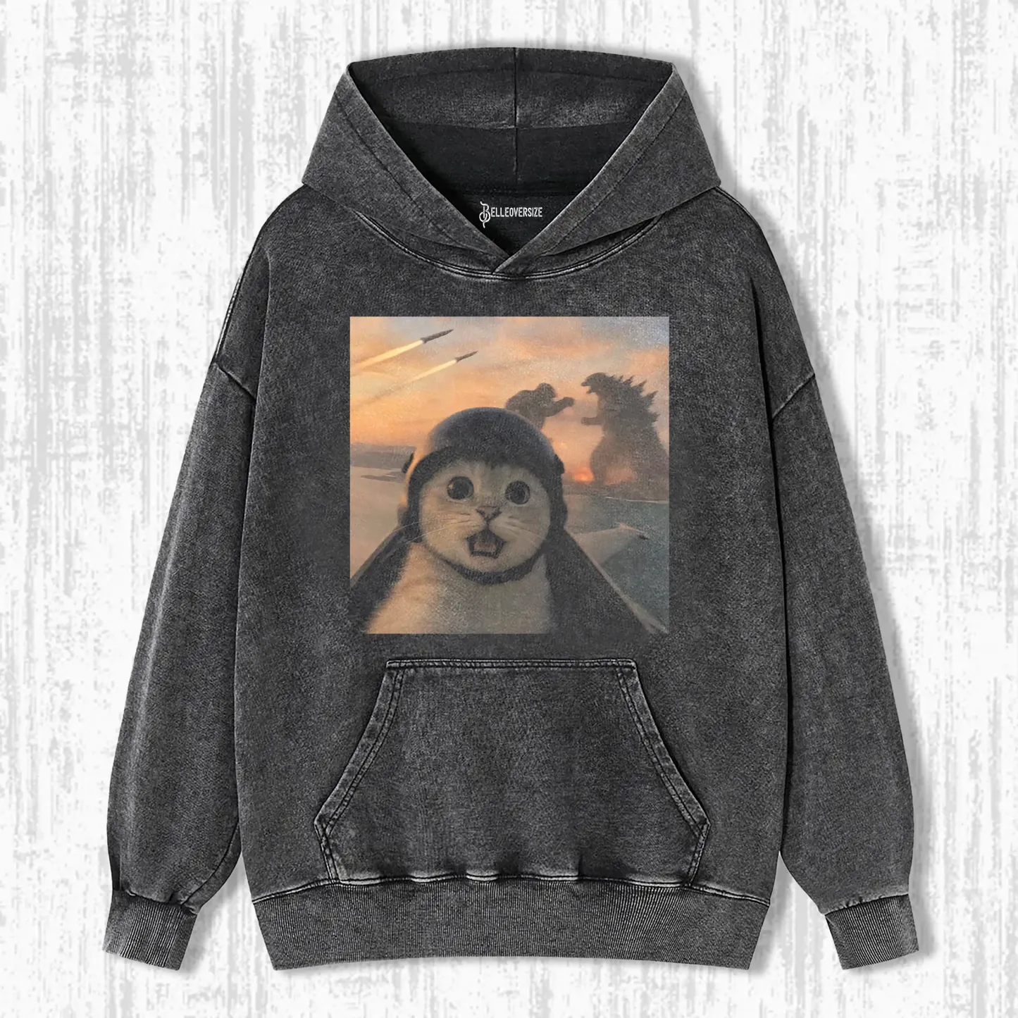 WACKY CAT  HOODIE