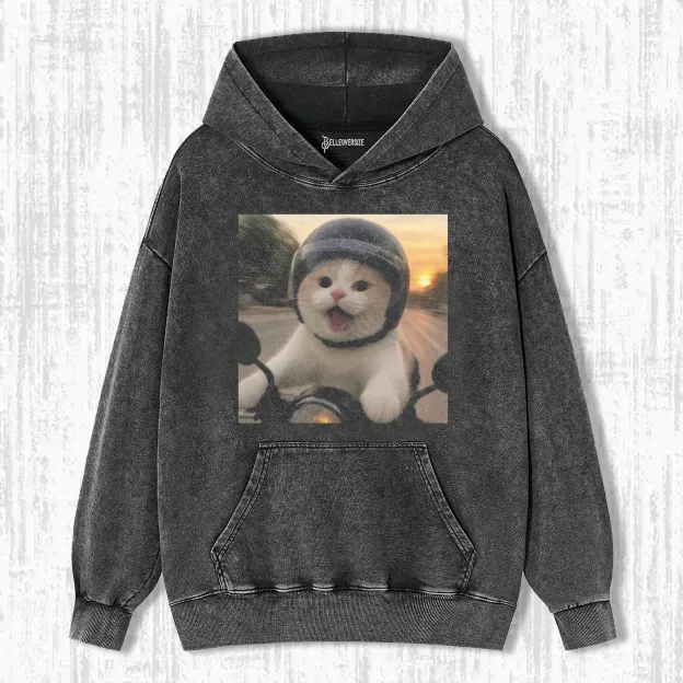 WACKY CAT  HOODIE