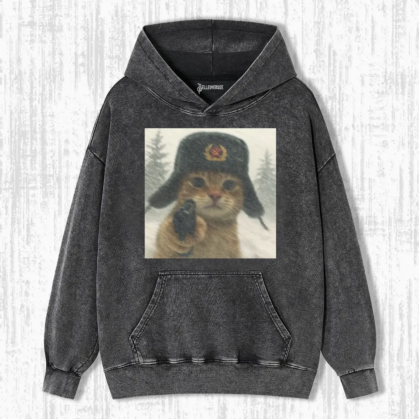 WACKY CAT  HOODIE