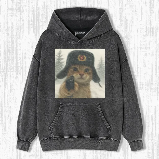 WACKY CAT  HOODIE