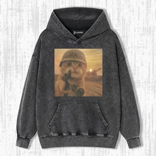 WACKY CAT  HOODIE