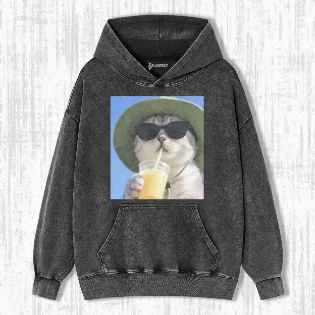 WACKY CAT HOODIE 