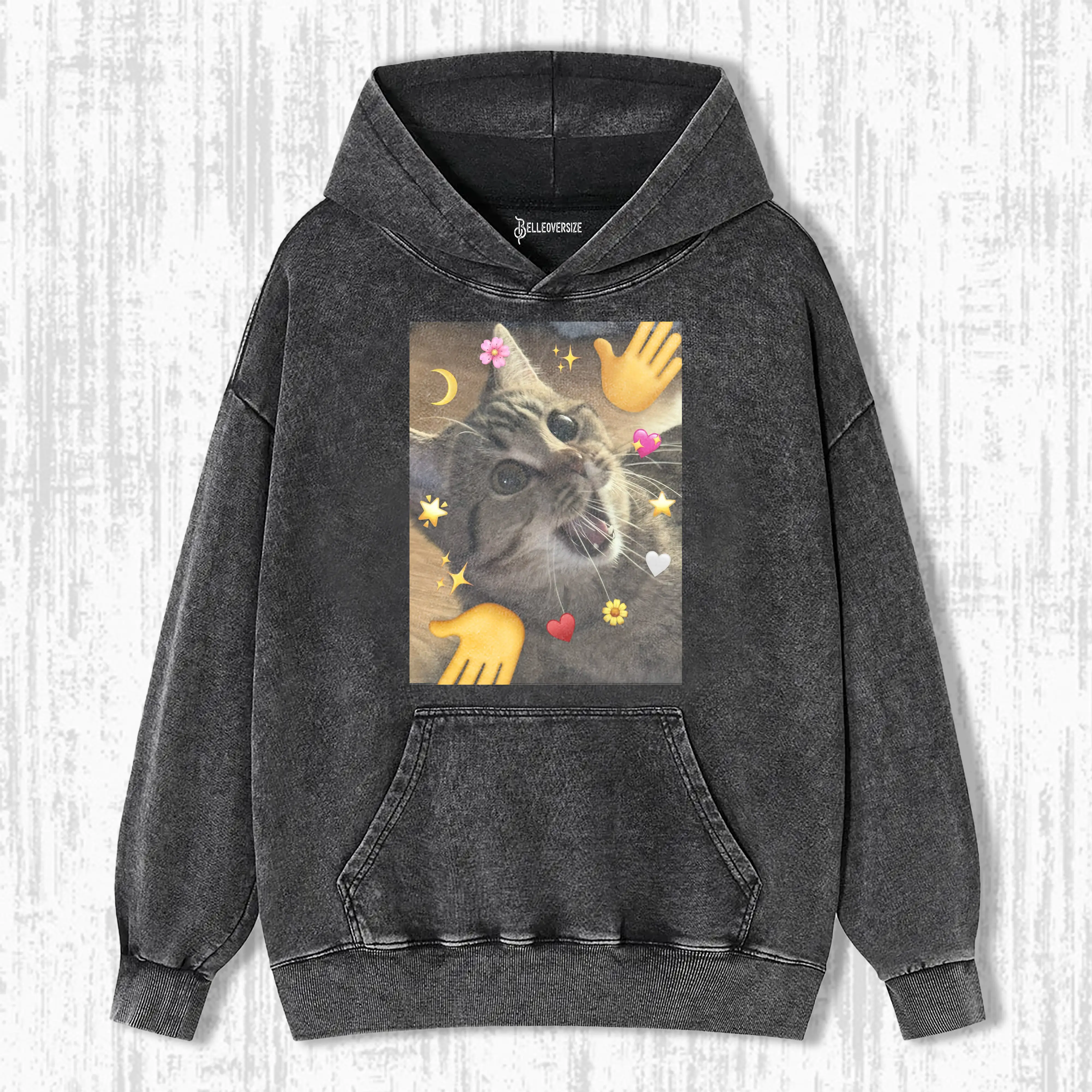 WACKY CAT  HOODIE