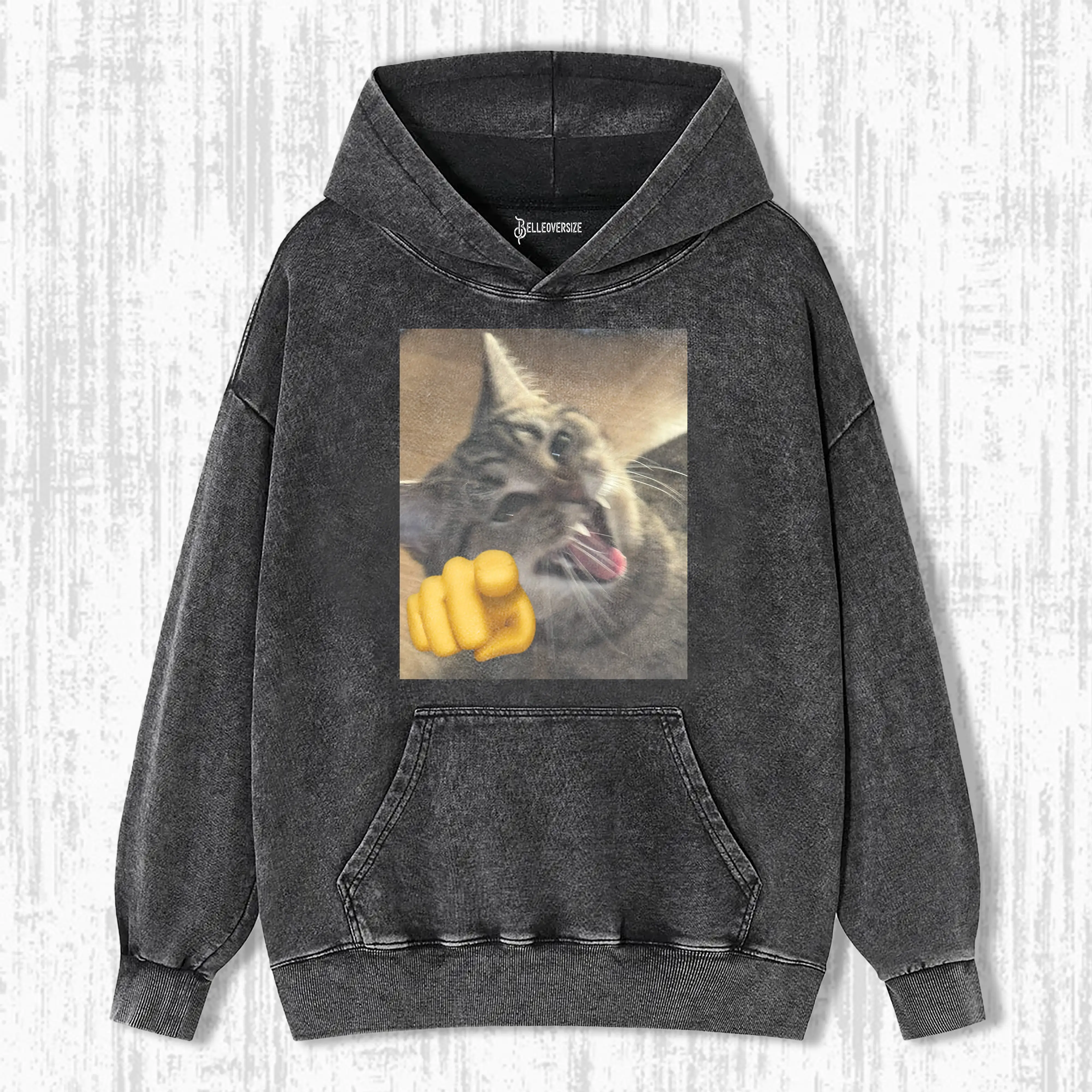 WACKY CAT  HOODIE