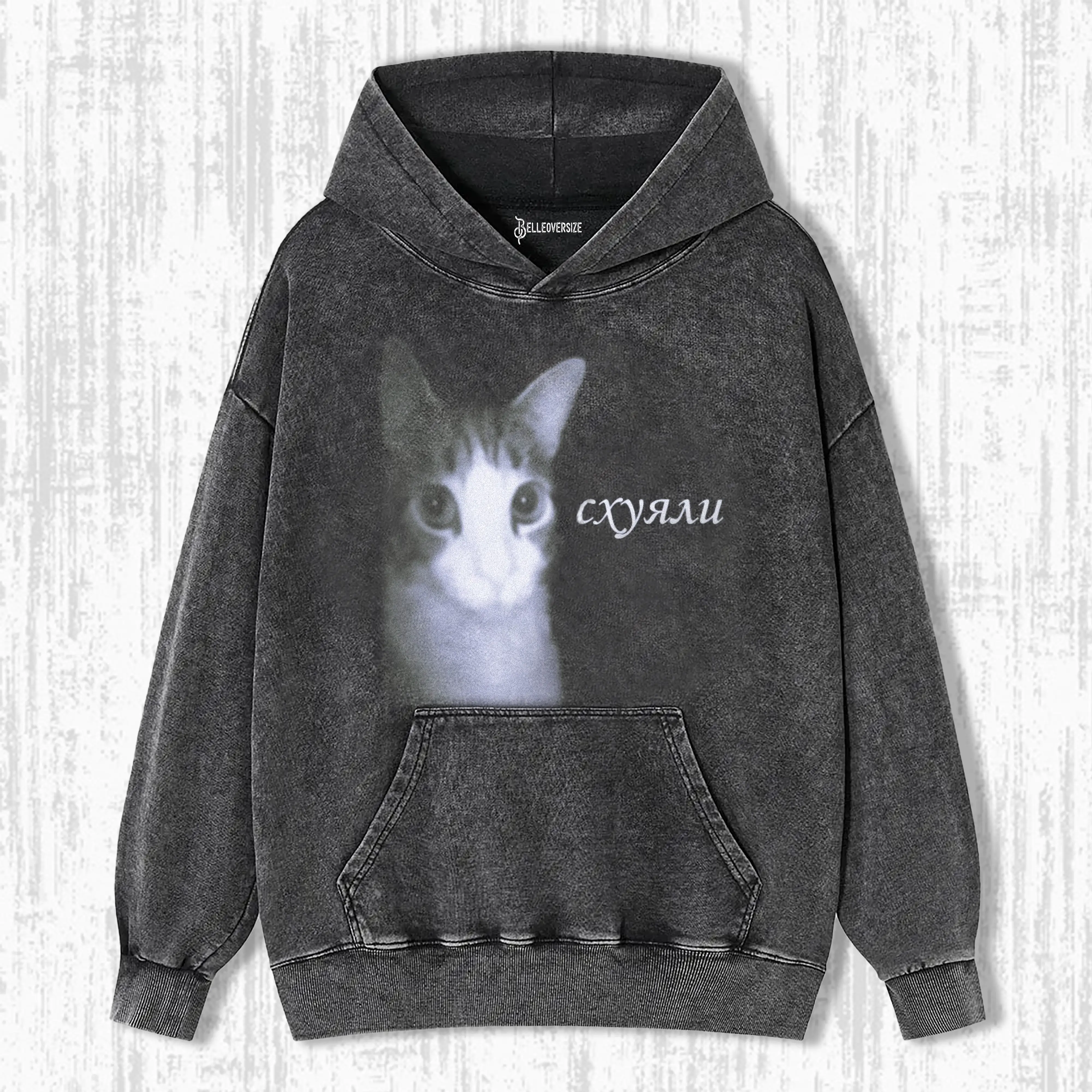 WACKY CAT  HOODIE