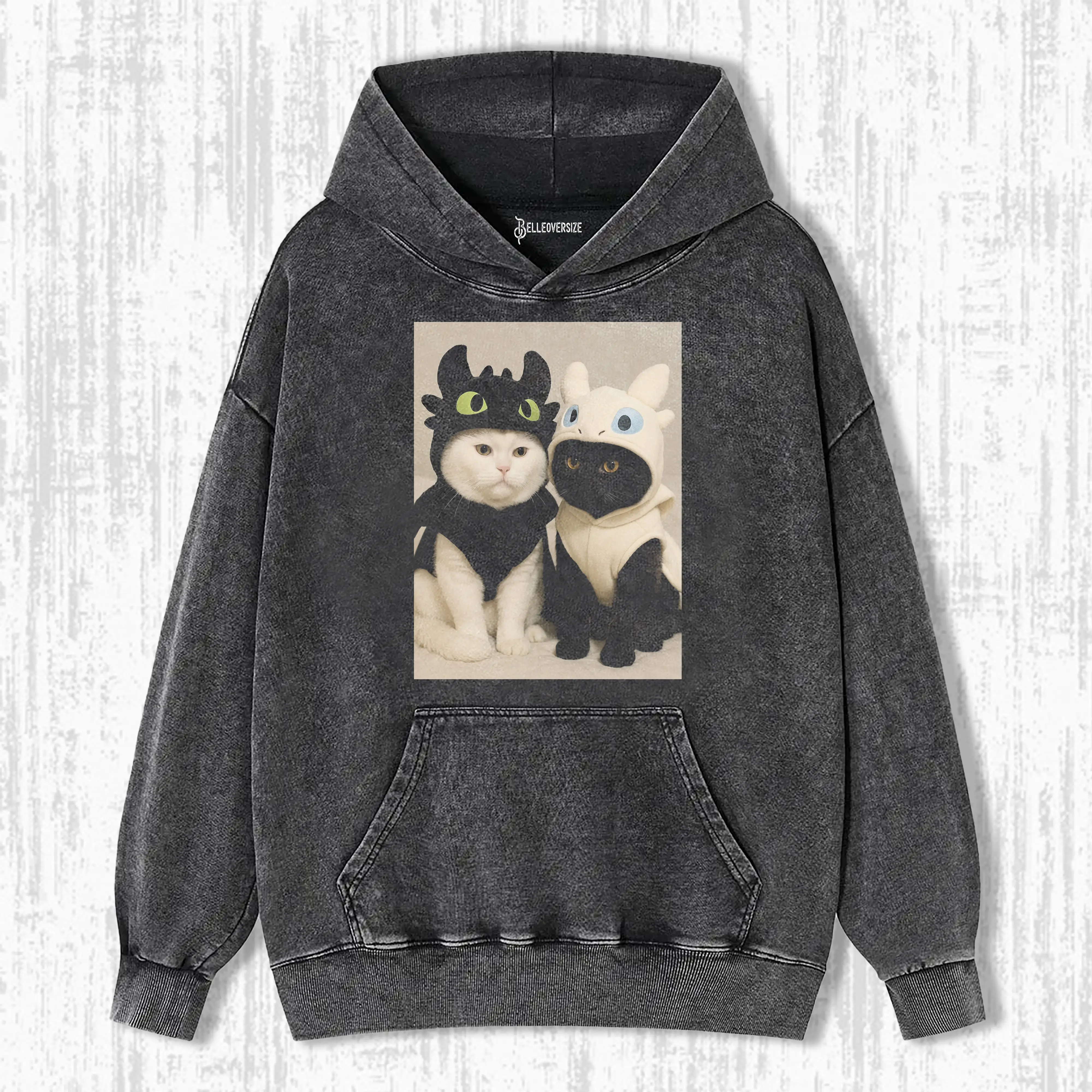 WACKY CAT  HOODIE