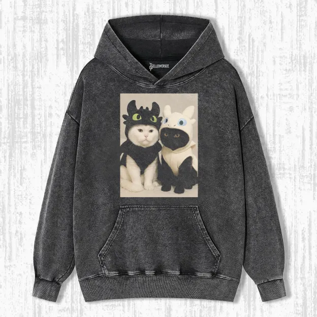 WACKY CAT  HOODIE