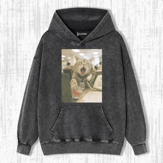 WACKY CAT  HOODIE