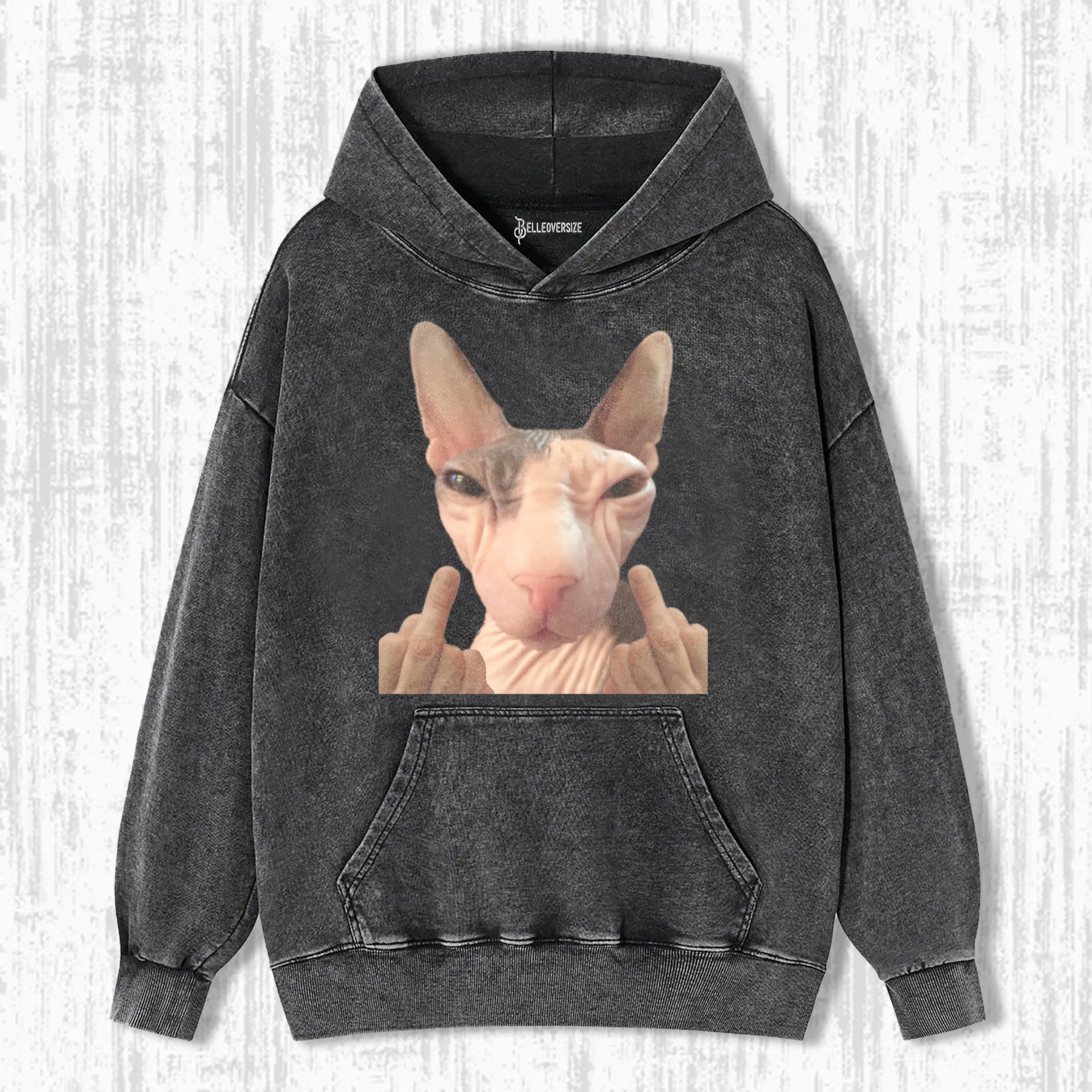 WACKY CAT  HOODIE