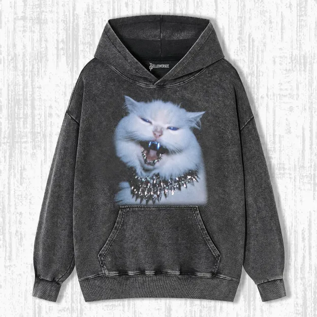 WACKY CAT  HOODIE