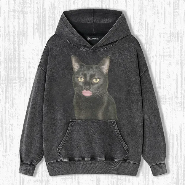 WACKY CAT  HOODIE