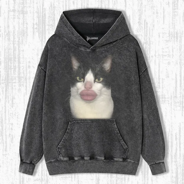 WACKY CAT  HOODIE