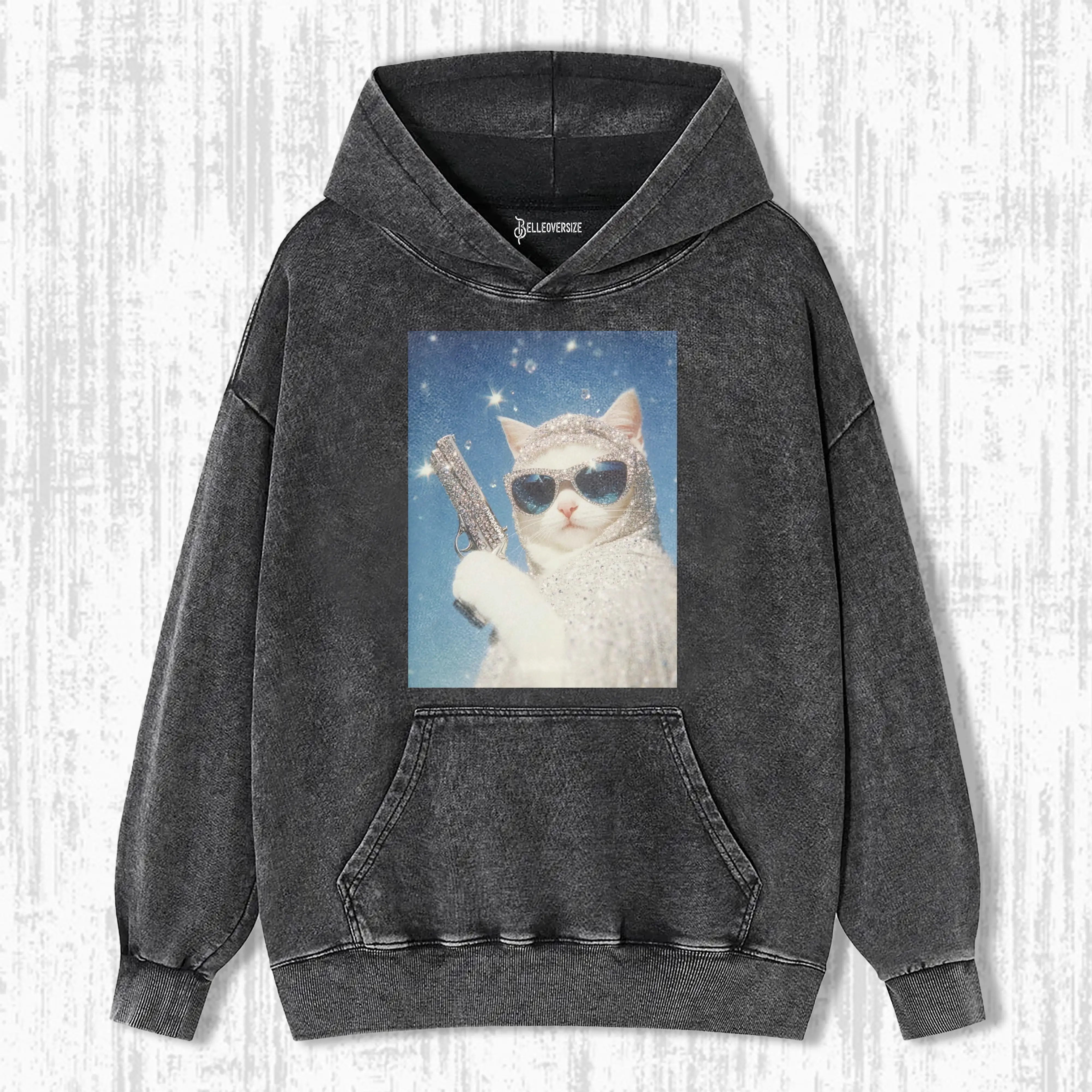 WACKY CAT  HOODIE