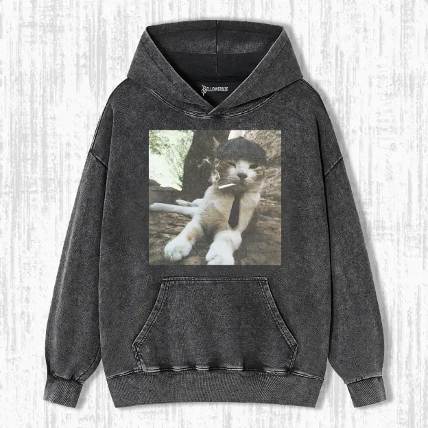 WACKY CAT  HOODIE
