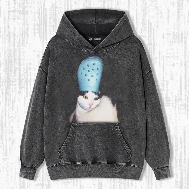 WACKY CAT  HOODIE