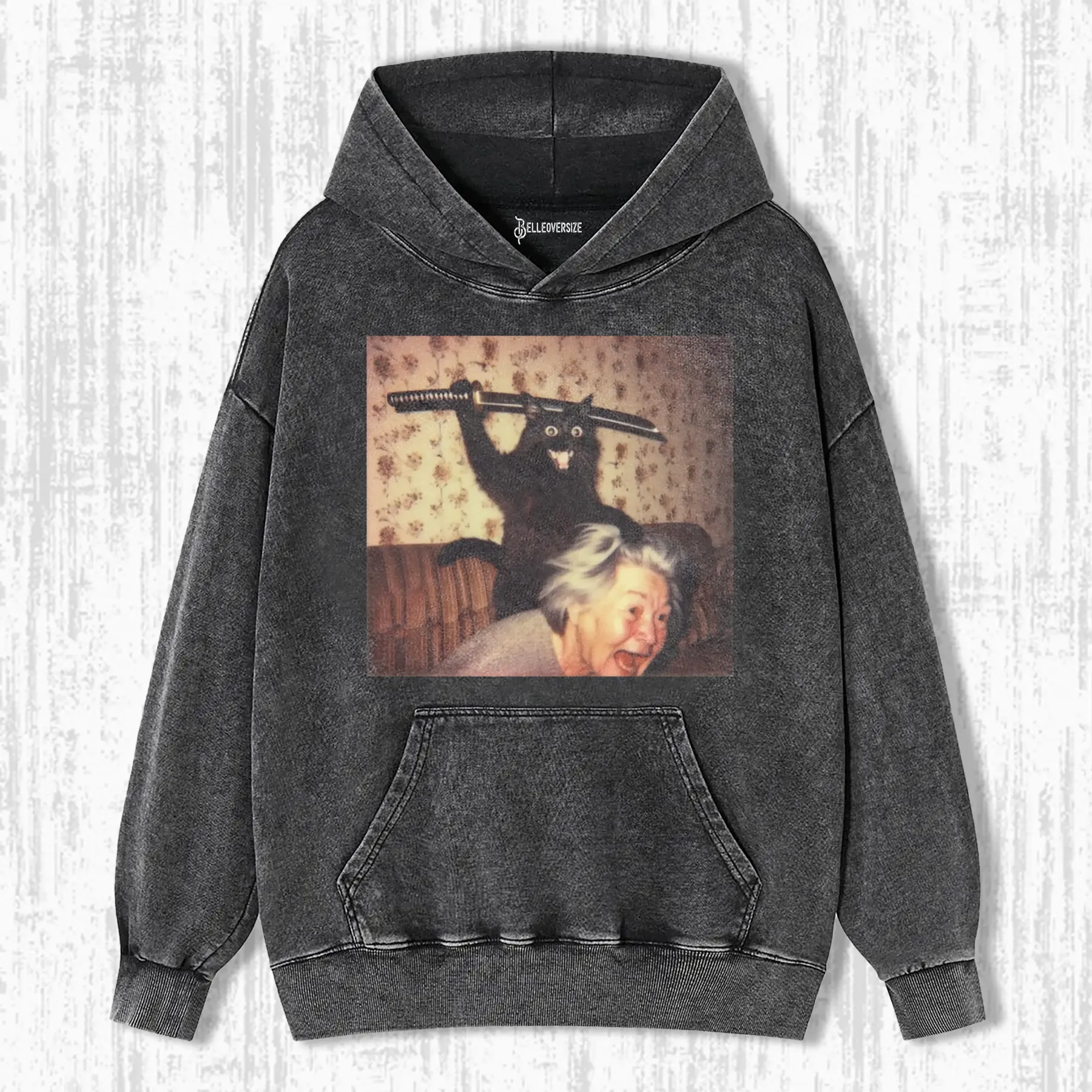 WACKY CAT HOODIE