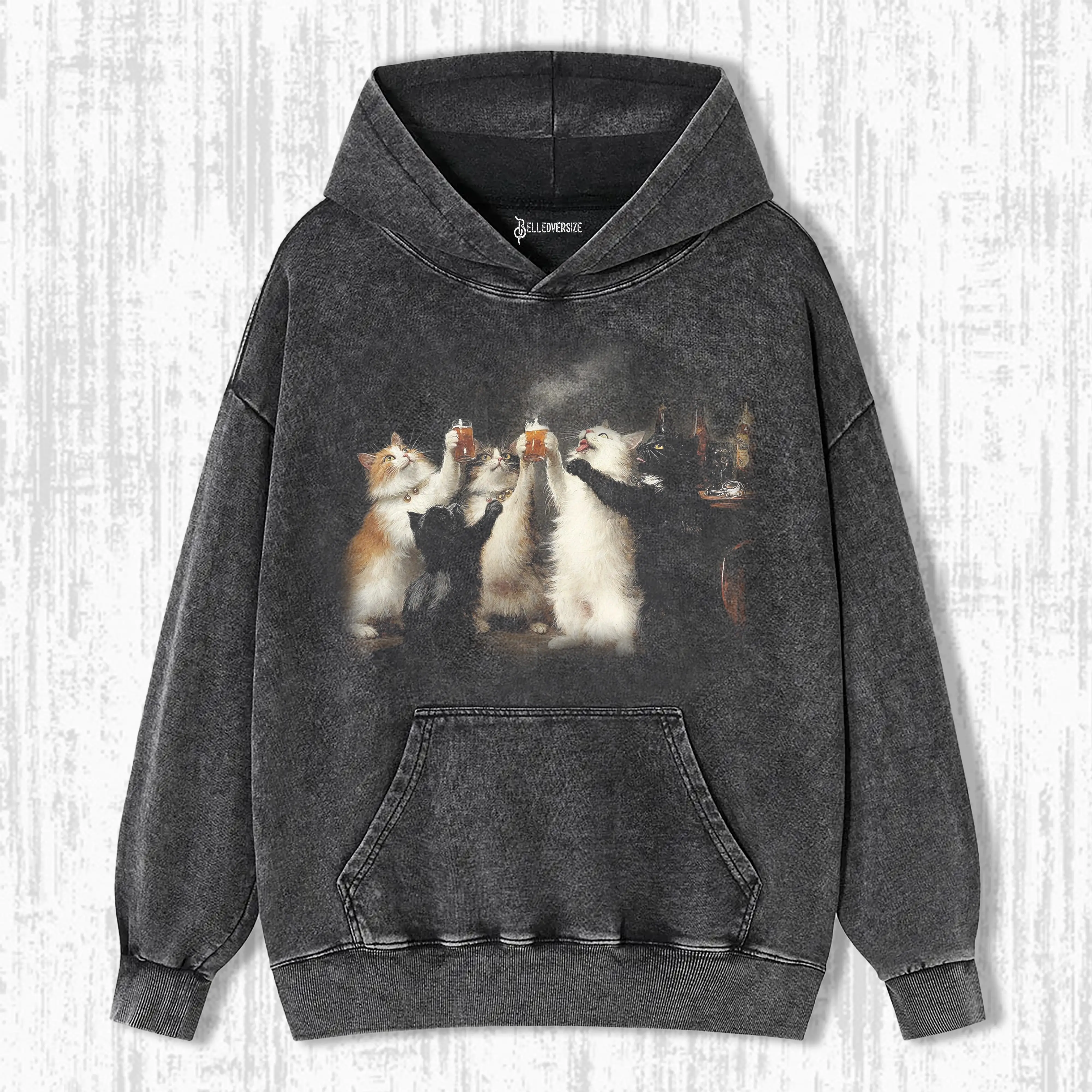 WACKY CAT  HOODIE
