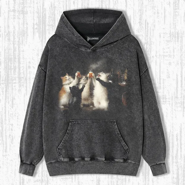 WACKY CAT  HOODIE