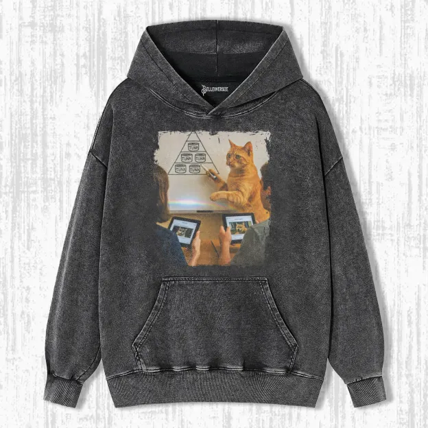 WACKY CAT  HOODIE