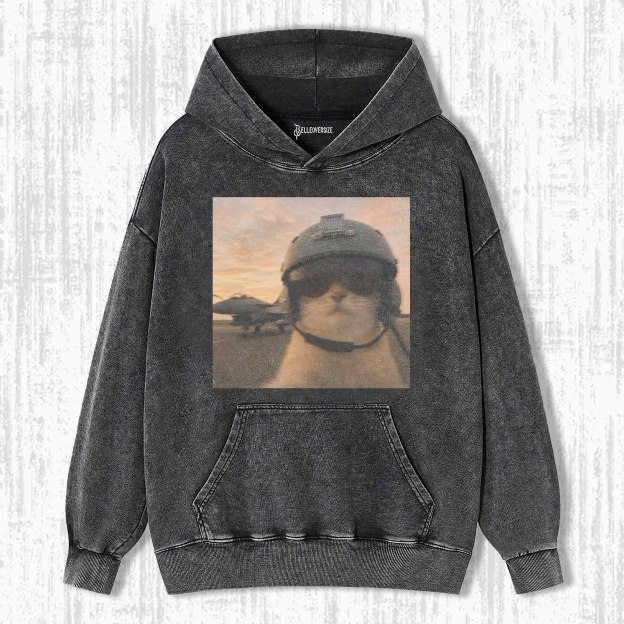 WACKY CAT  HOODIE
