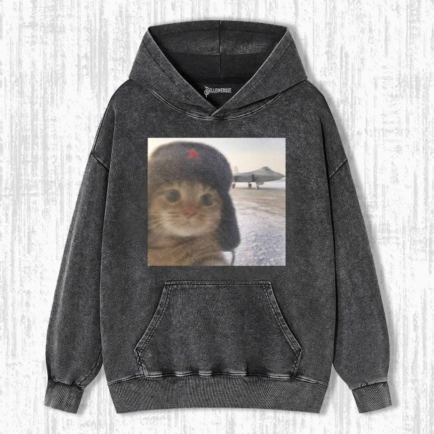 WACKY CAT HOODIE 