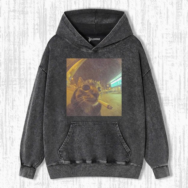 WACKY CAT HOODIE  