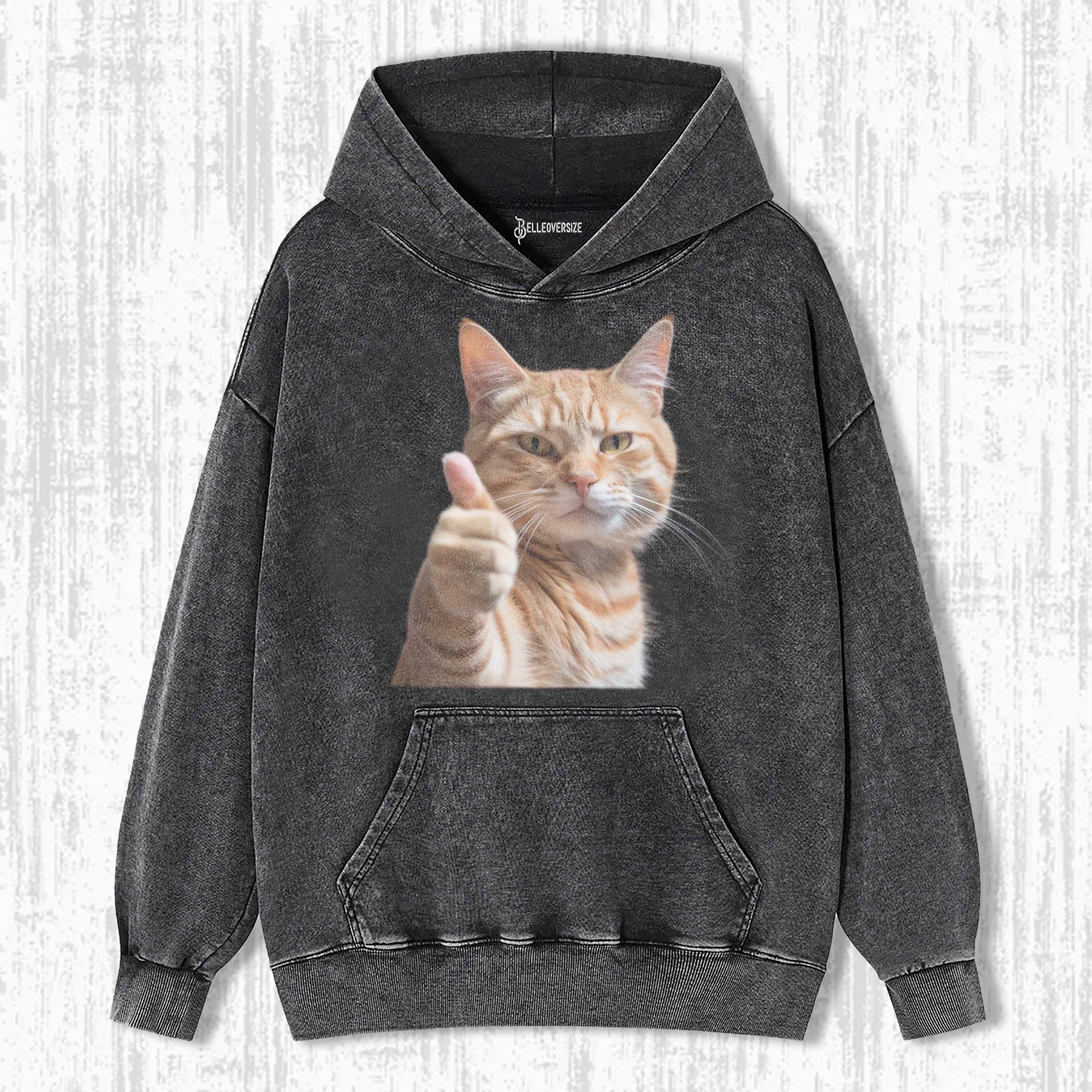 WACKY CAT HOODIE 
