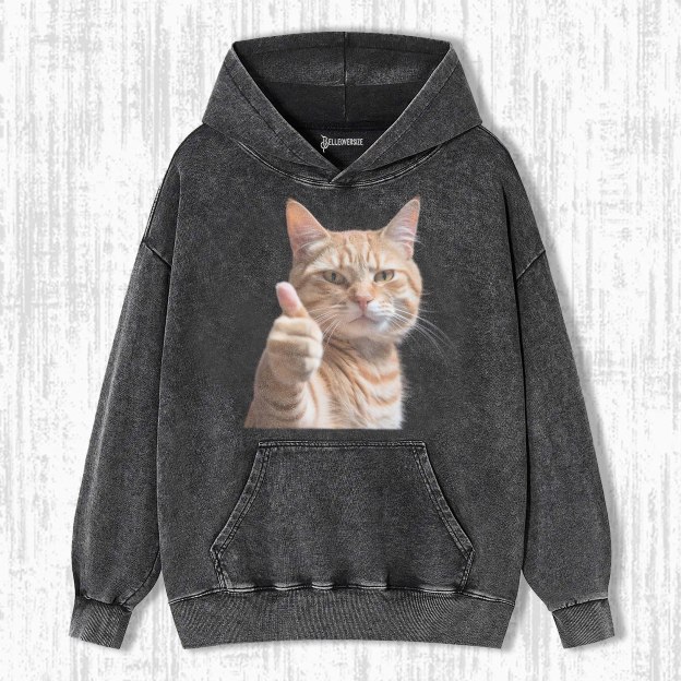 WACKY CAT HOODIE 