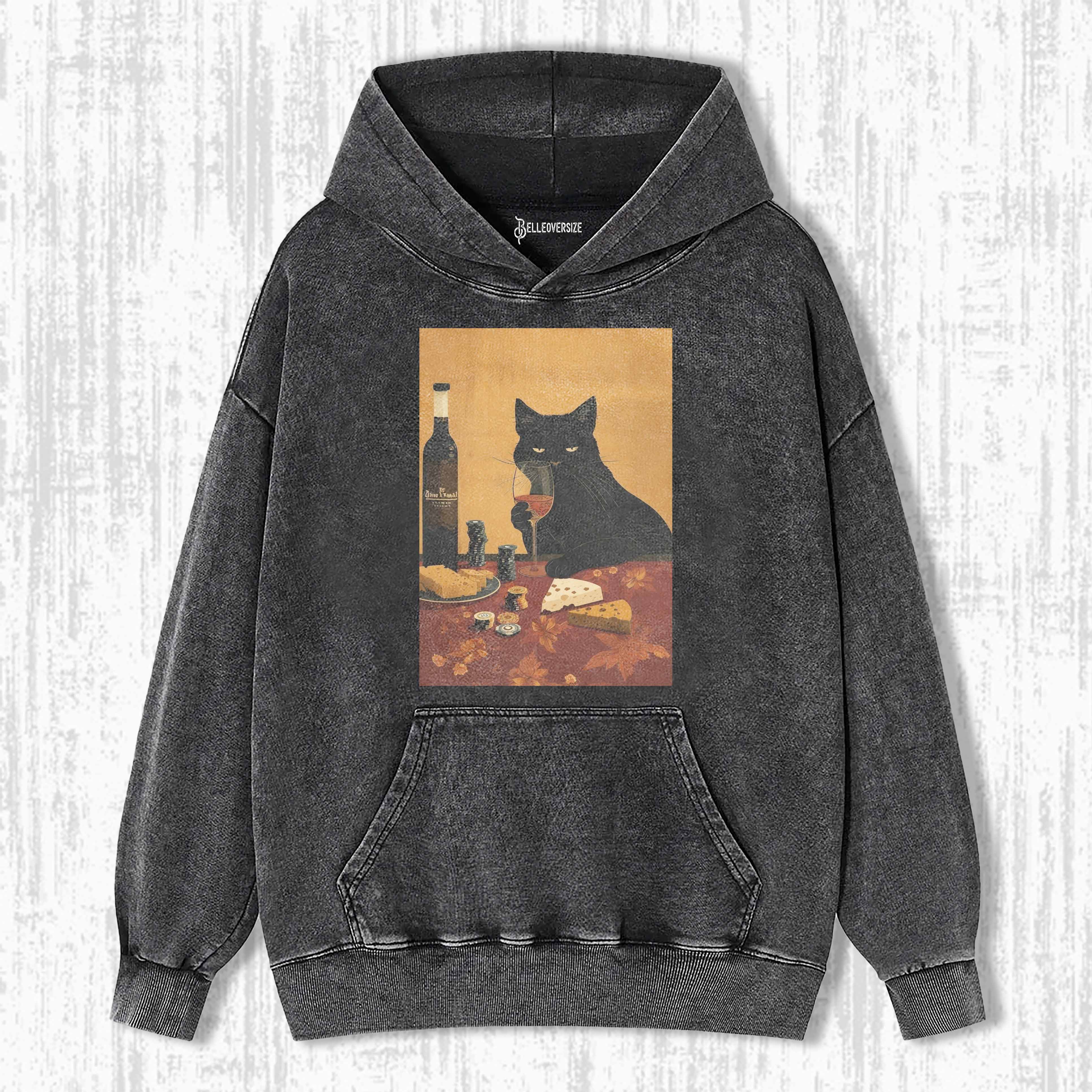 WACKY CAT HOODIE 