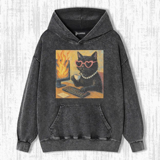 WACKY CAT HOODIE