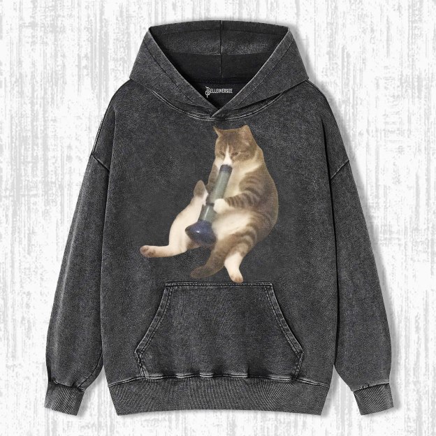 WACKY CAT  HOODIE