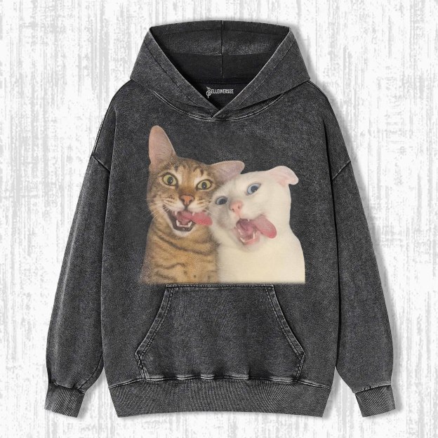 WACKY CAT HOODIE