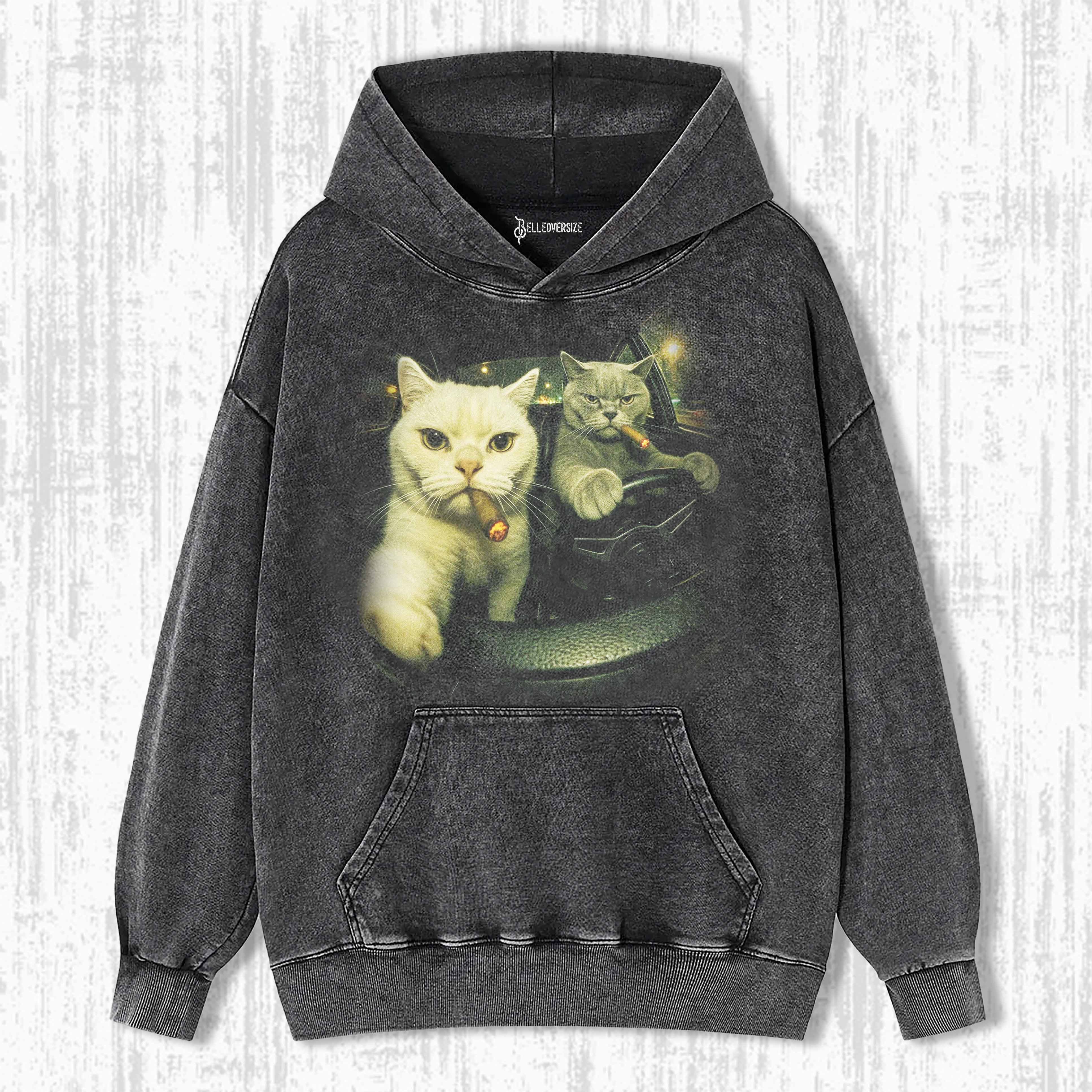 WACKY CAT HOODIE