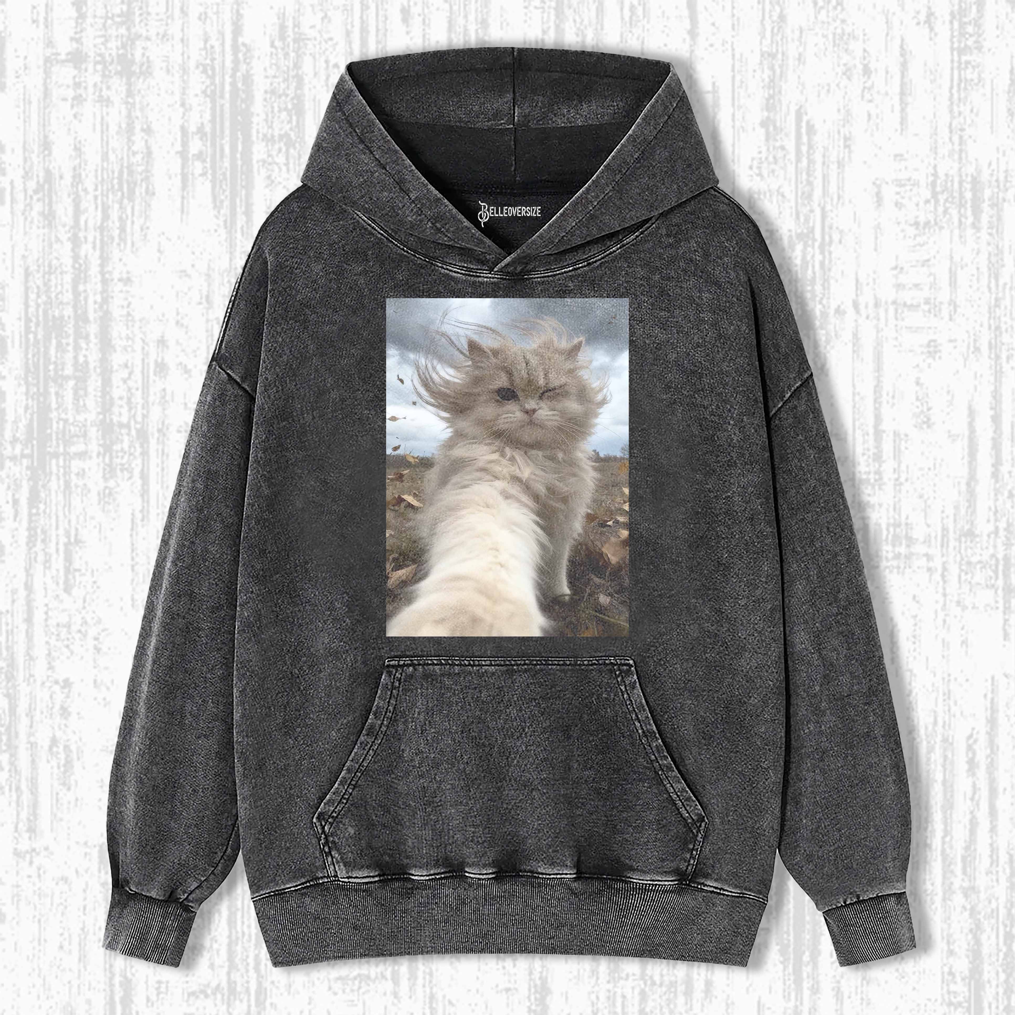 WACKY CAT HOODIE