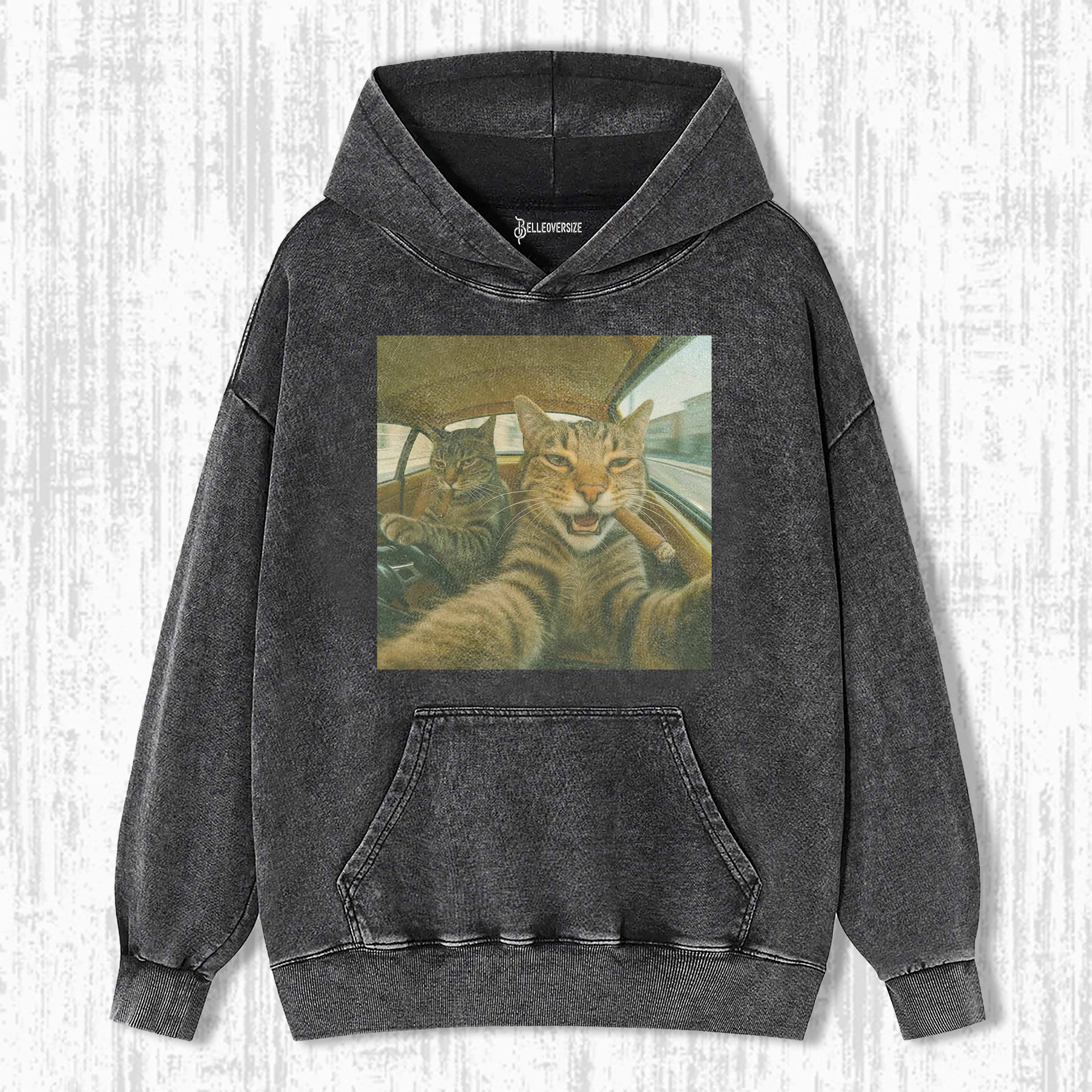 WACKY CAT HOODIE