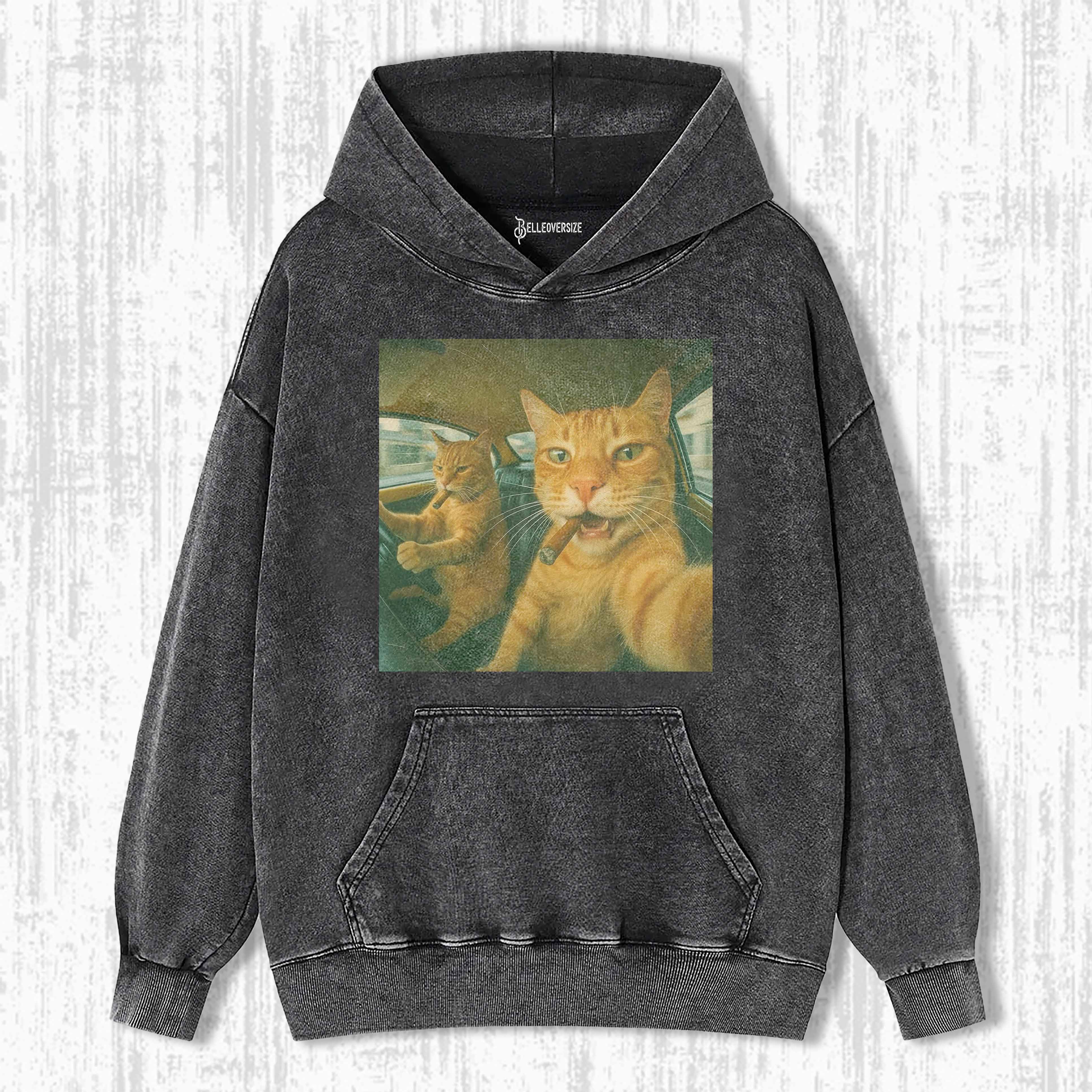 WACKY CAT HOODIE