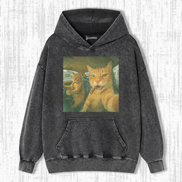 WACKY CAT HOODIE