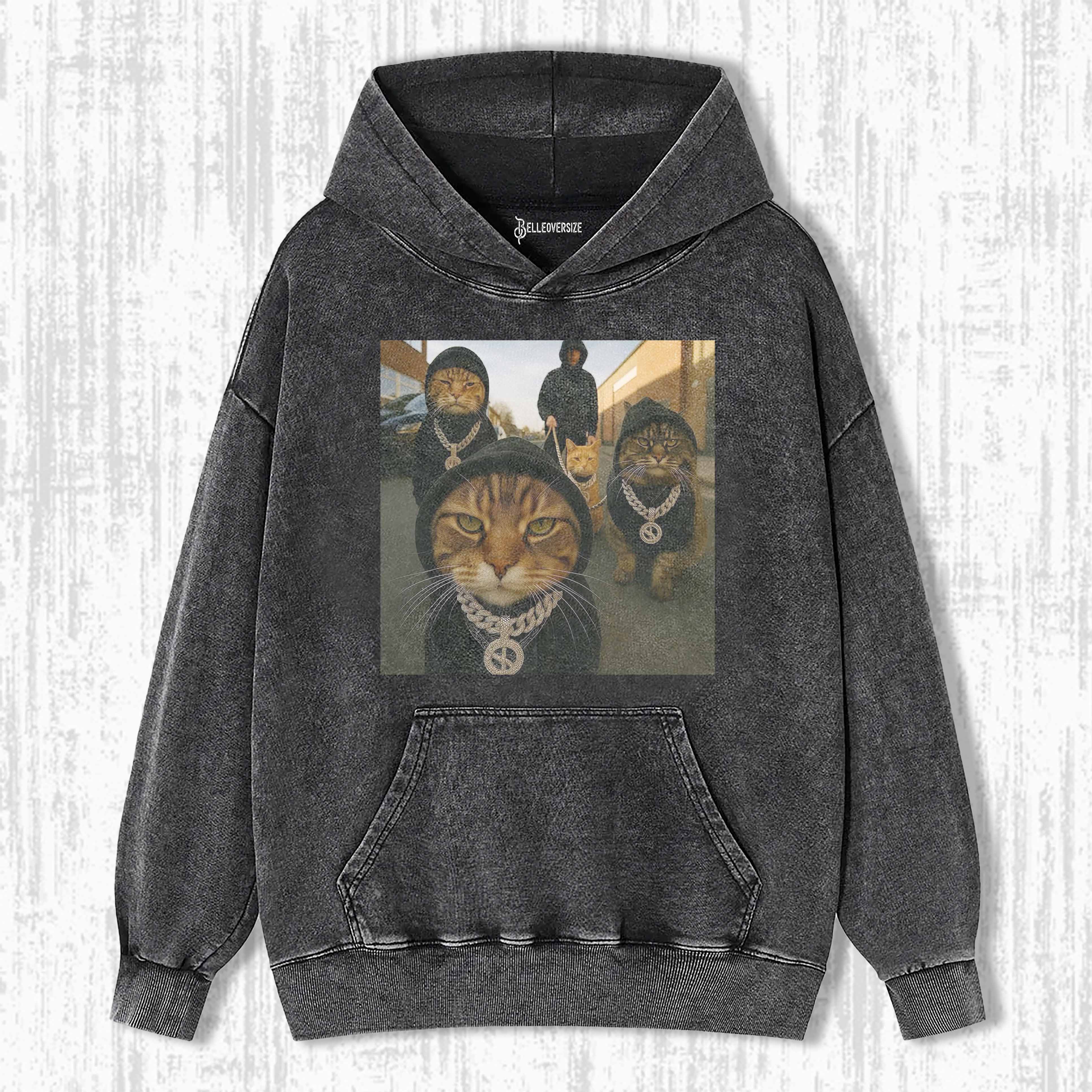 WACKY CAT HOODIE