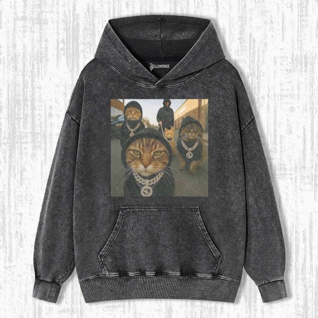 WACKY CAT HOODIE