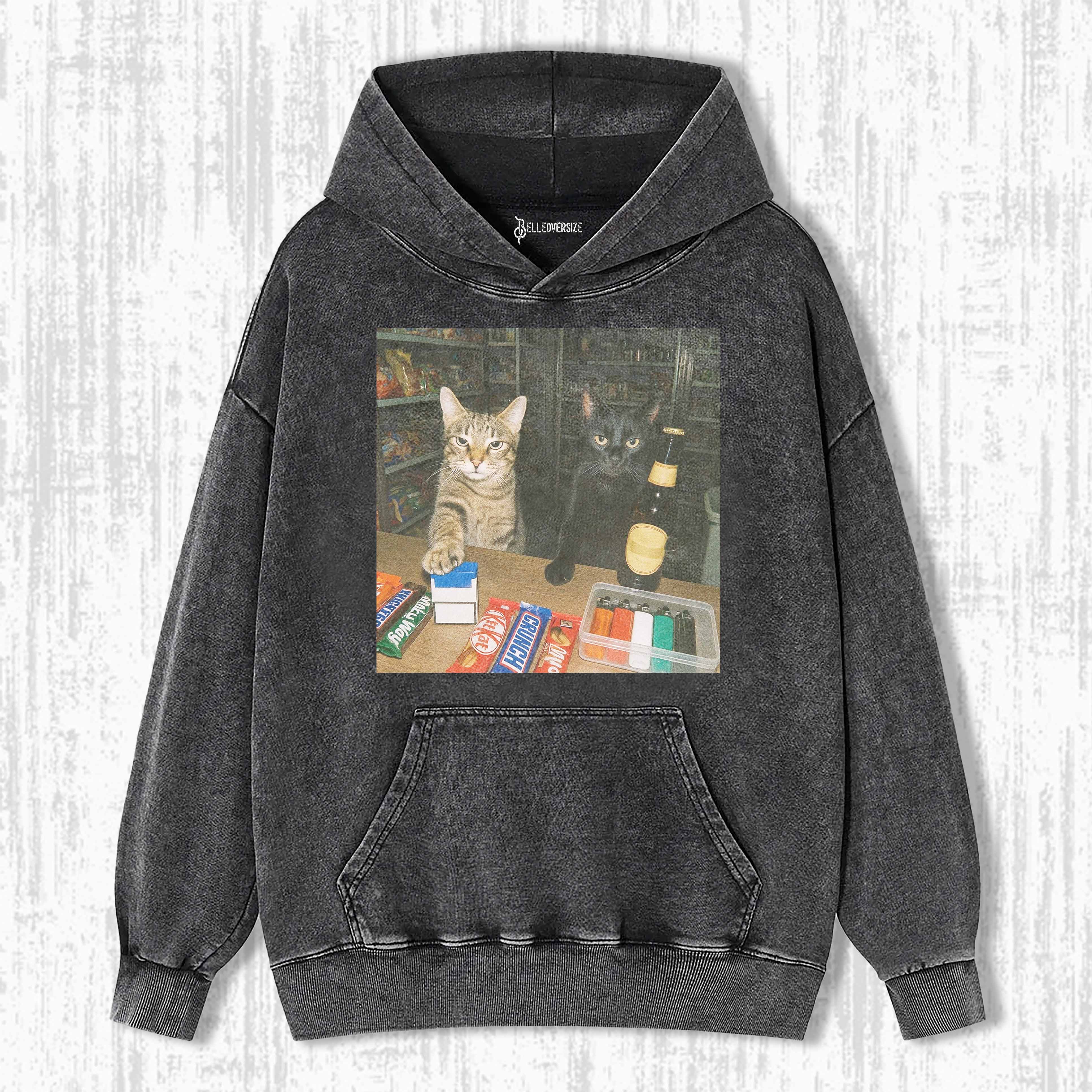 WACKY CAT HOODIE