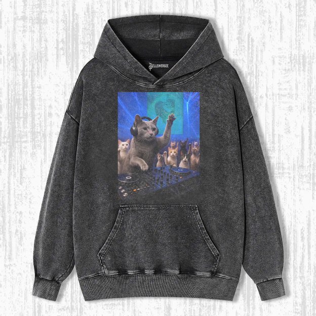 WACKY CAT HOODIE