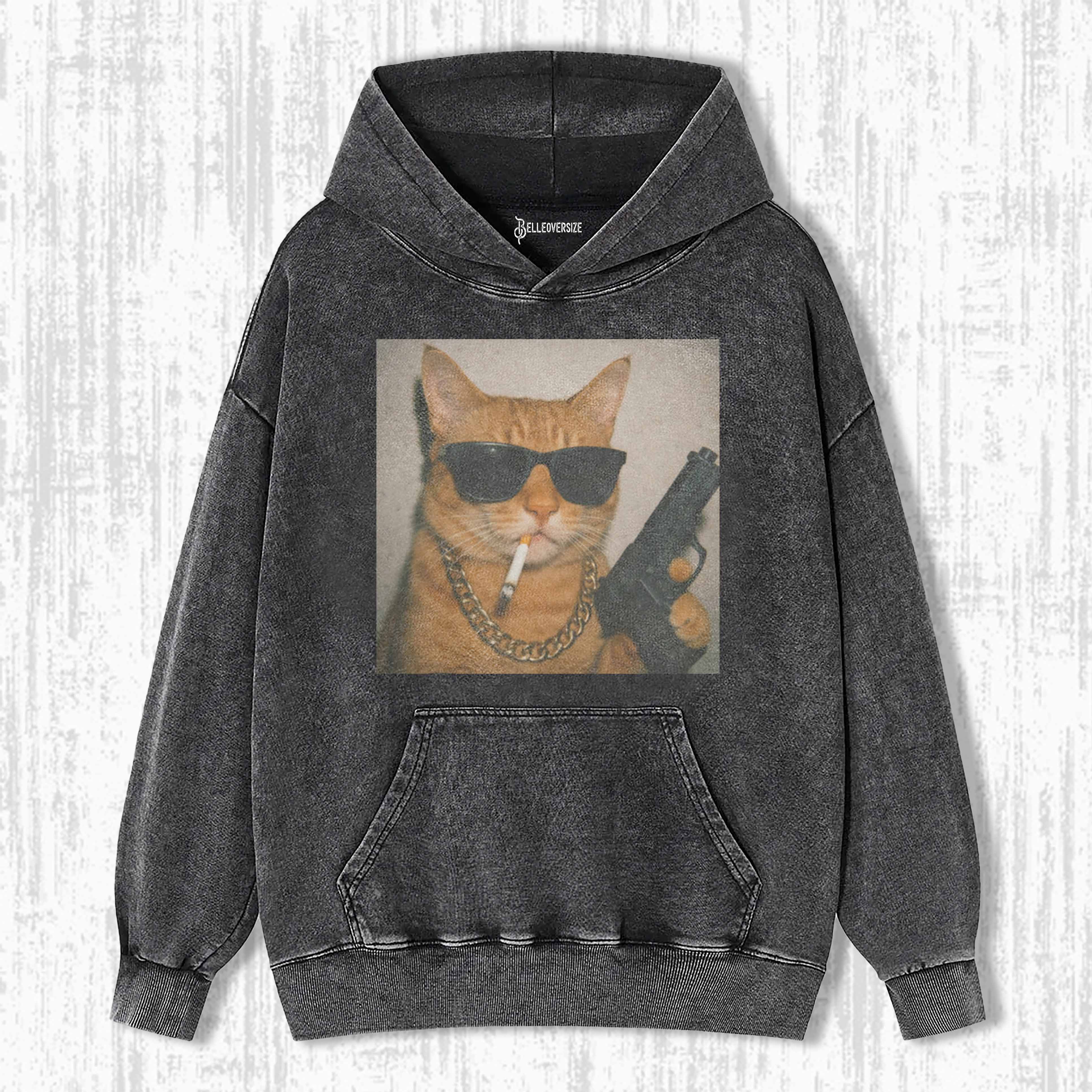 WACKY CAT HOODIE