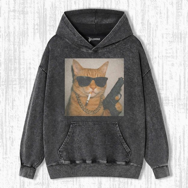 WACKY CAT HOODIE