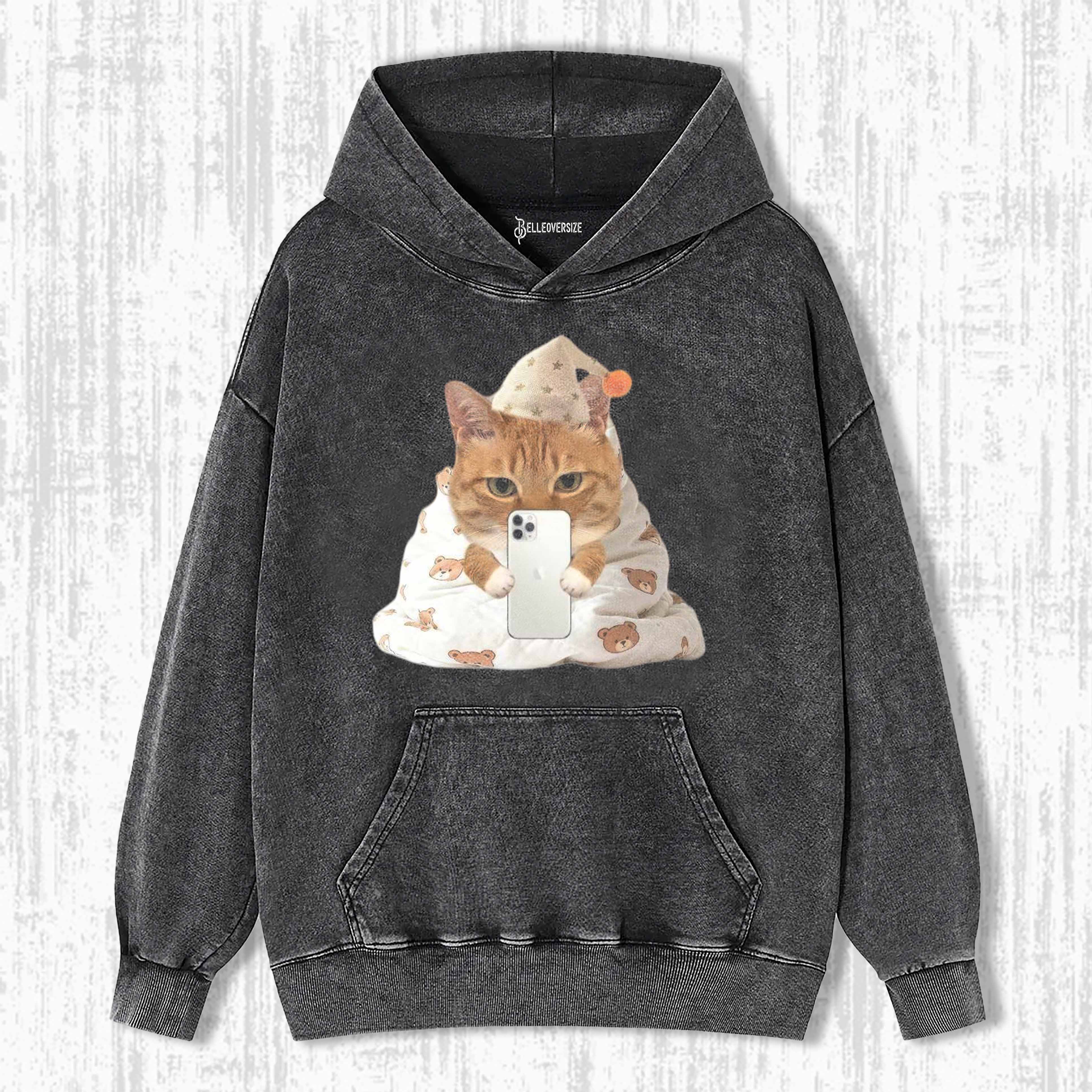 WACKY CAT  HOODIE