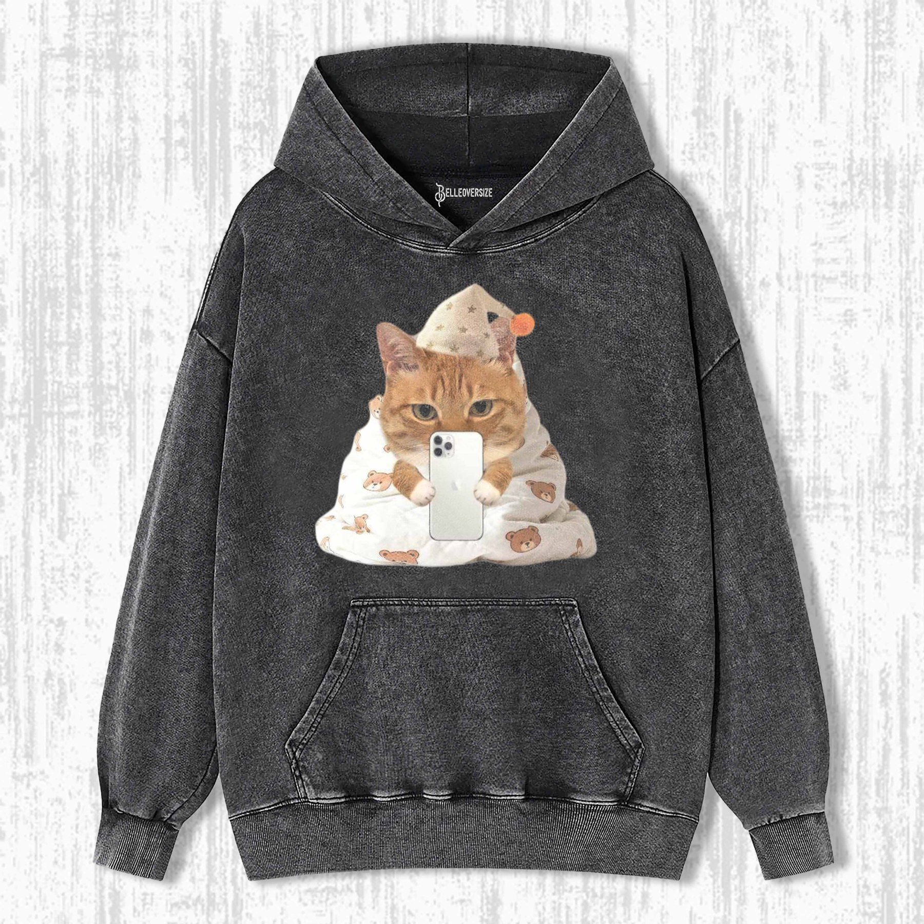 WACKY CAT  HOODIE