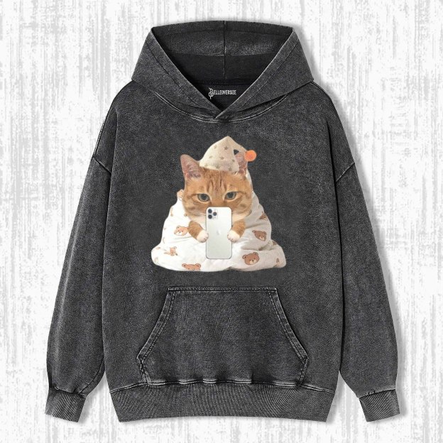 WACKY CAT  HOODIE