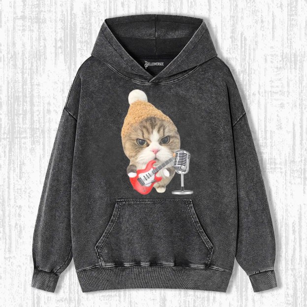 WACKY CAT HOODIE 
