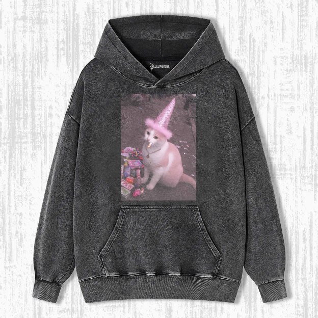 WACKY CAT HOODIE 