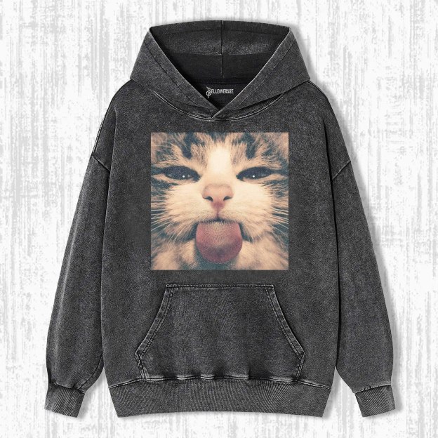 WACKY CAT HOODIE 