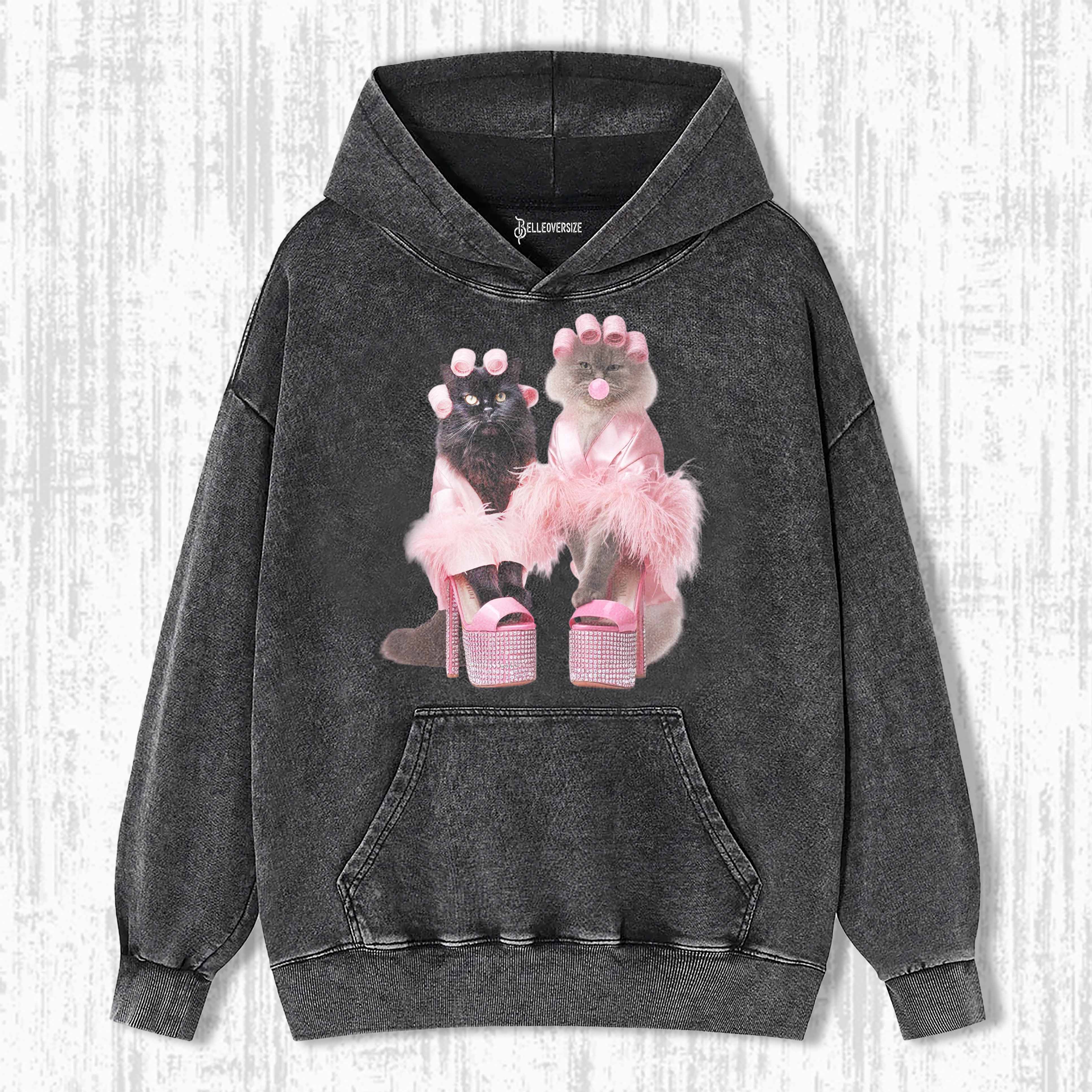 WACKY CAT HOODIE 